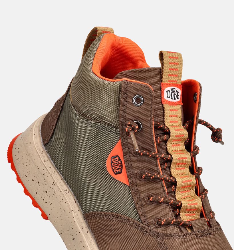HEYDUDE Tahoe Nylon Boots en Vert pour hommes (378086) - pour semelles orthop&eacute;diques