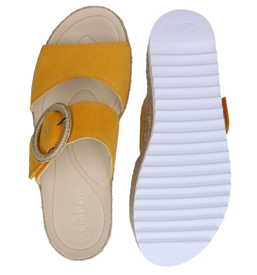 Gabor Best Fitting Blauwe Muiltjes in daim (288061)