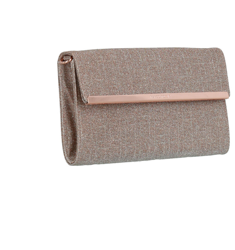 Marco Tozzi Zilveren Feesttasje in stof (271987)