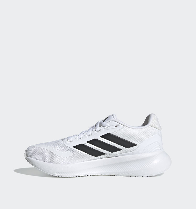 adidas Runfalcon 5 Witte Sneakers voor jongens (372593) - geschikt voor steunzolen