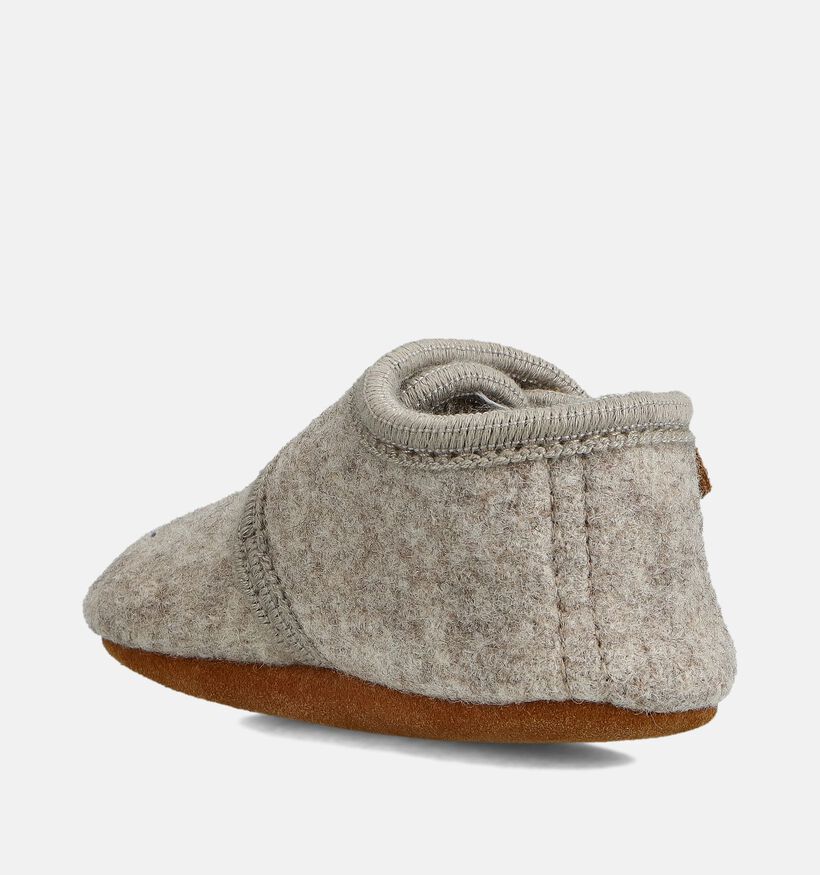 En Fant Pantoufles fermées en Ecru pour garçons, filles (360226)