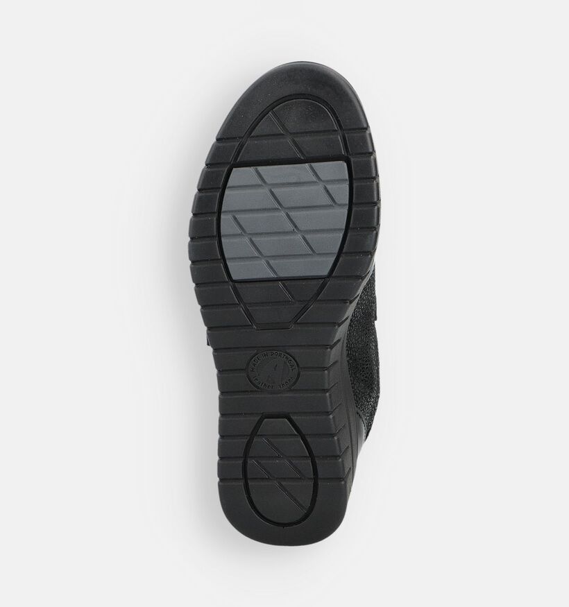 Solemade Kisla Chaussures confort en Noir pour femmes (380007) - pour semelles orthop&eacute;diques