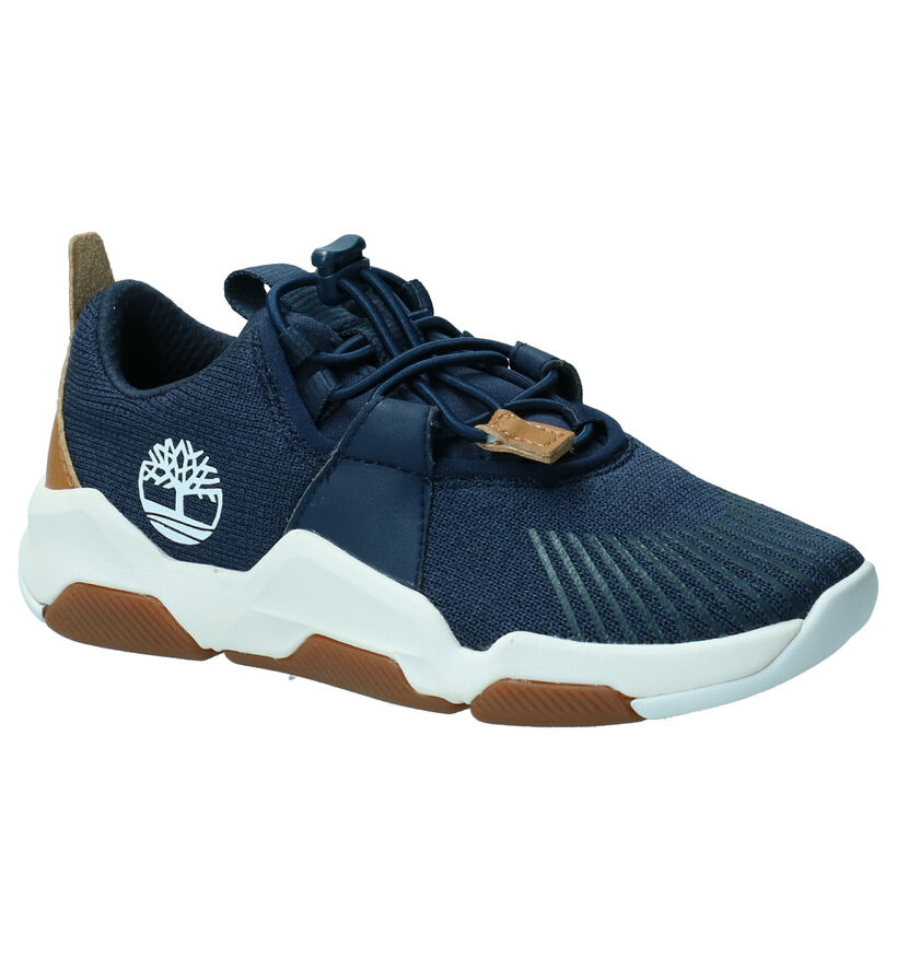 Timberland Earth Rally Blauwe Slip-on Sneakers in stof (267276)