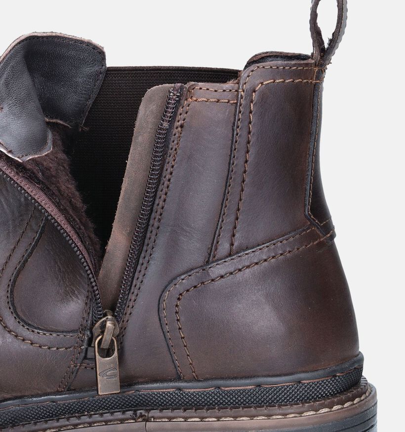 Camel Active Bruine Chelsea boots voor heren (348884) - geschikt voor steunzolen