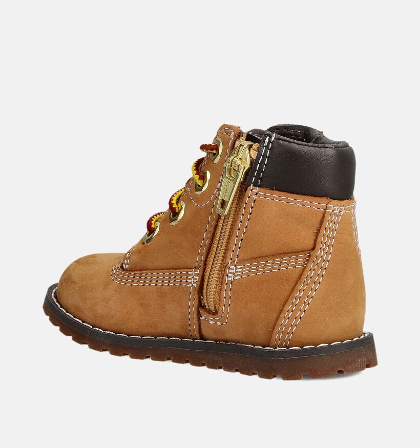 Timberland Pokey Pine Bruine Boots met Veter en Rits voor jongens, meisjes (377379) - geschikt voor steunzolen