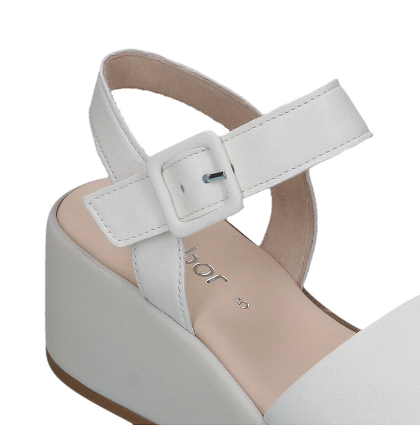 Gabor Best Fitting Witte Sandalen voor dames (323214)