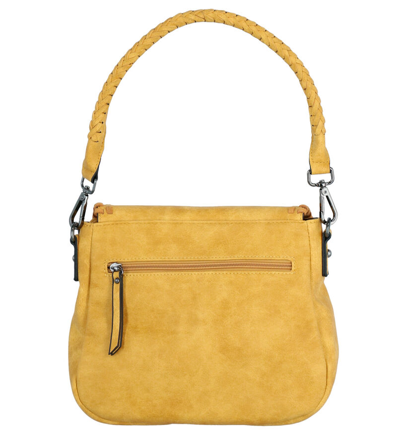 Emily & Noah Sac porté croisé en Jaune en simili cuir (260884)