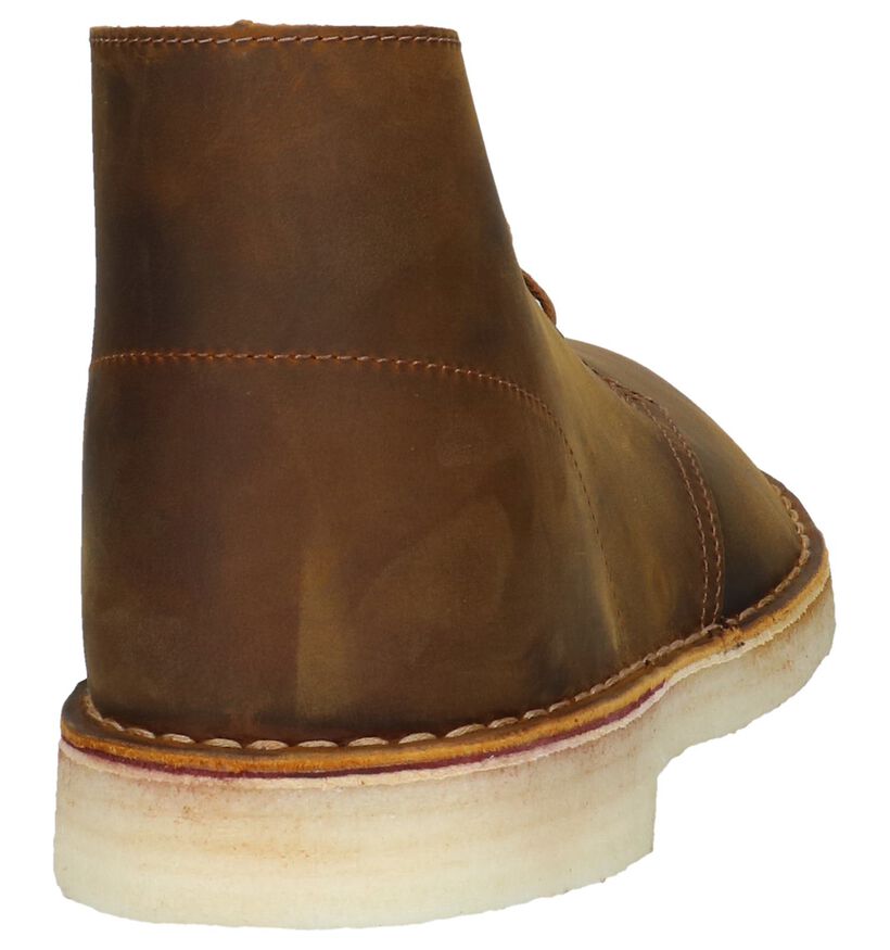 Bruine Desert Boots Clarks in leer (244271)