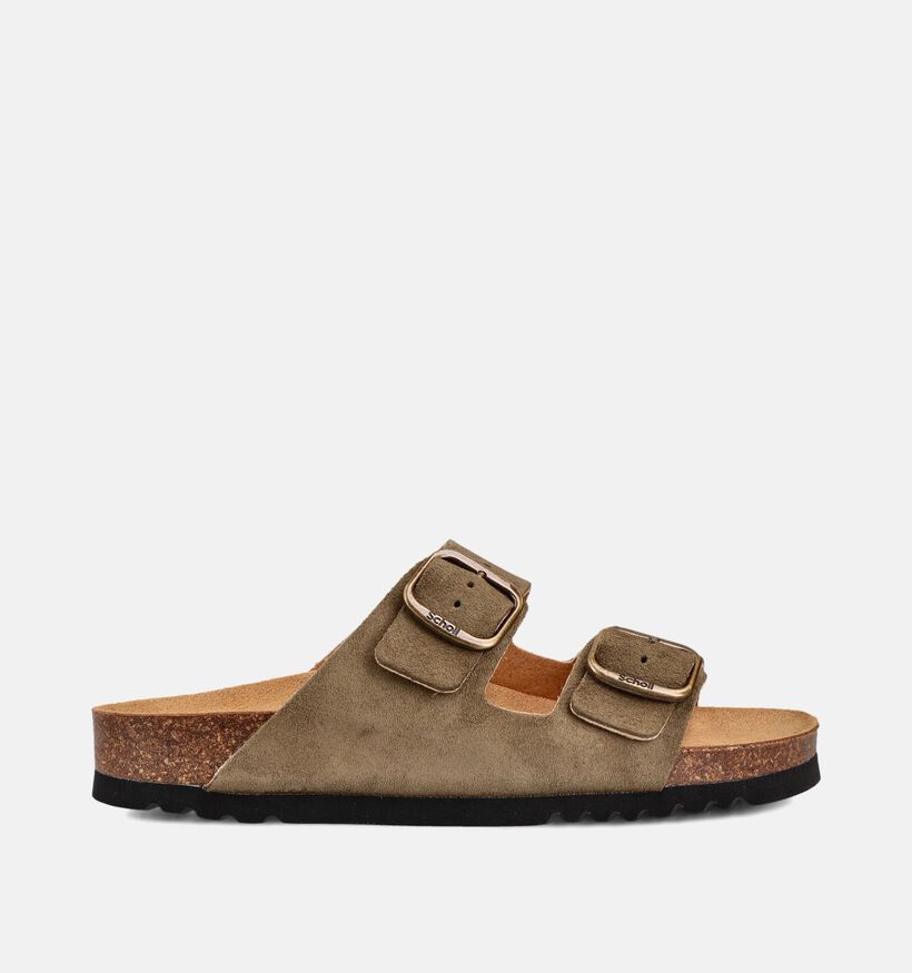 Scholl Josephine Kaki Slippers voor dames (369871)