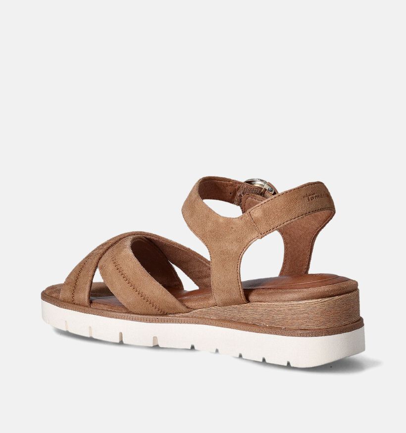 Tamaris Sandales compensées en Marron pour femmes (354309)
