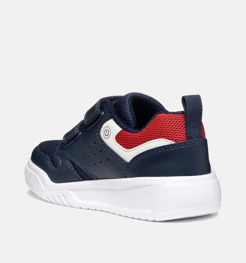 Geox Illuminus Blauwe Velcroschoenen voor jongens (356387) - geschikt voor steunzolen