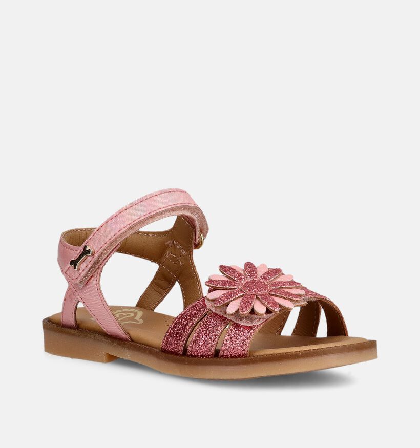 STONES and BONES Malou Sandales en Rose pour filles (369622)
