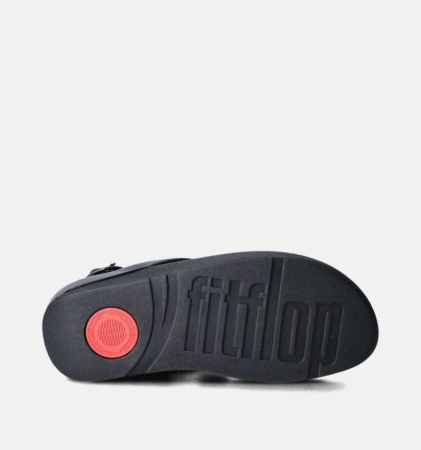 FitFlop Fino Crystal-mix Zwarte Sandalen voor dames (353825)