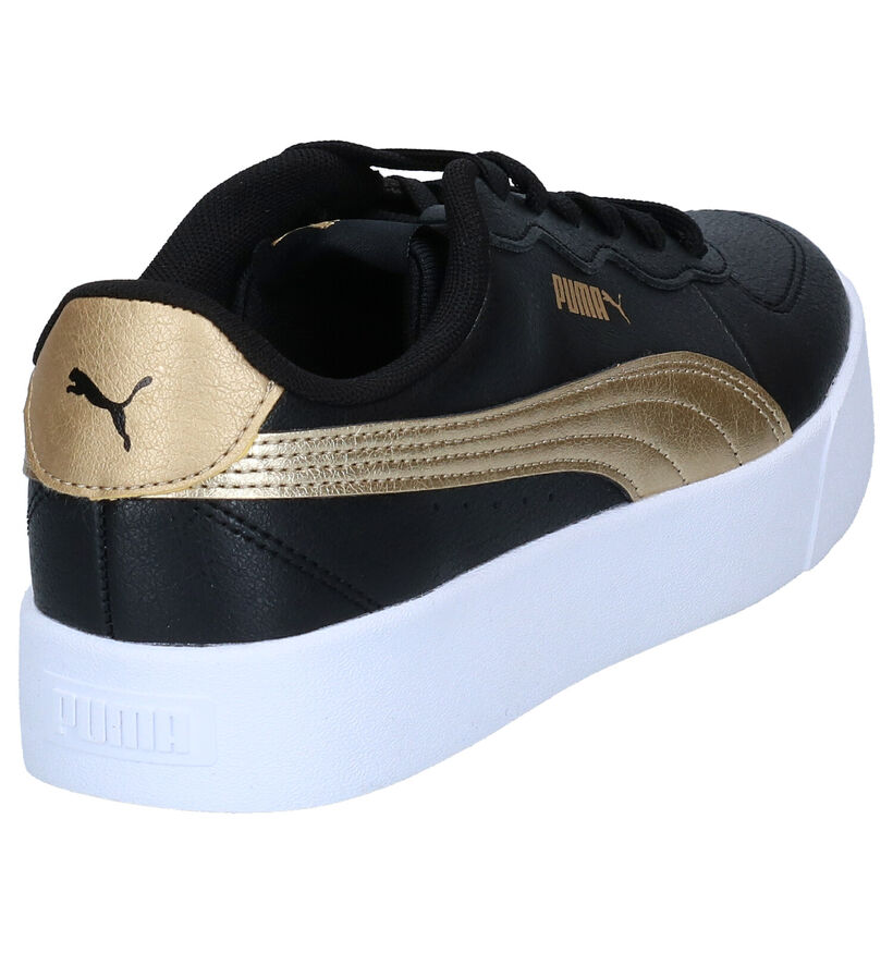 Puma Skye Clean Zwarte Sneakers voor dames (293513) - geschikt voor steunzolen
