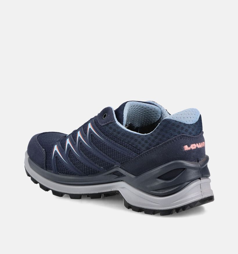 LOWA Innox Pro GTX Low Donkerblauwe Wandelschoenen voor dames (374265) - geschikt voor steunzolen