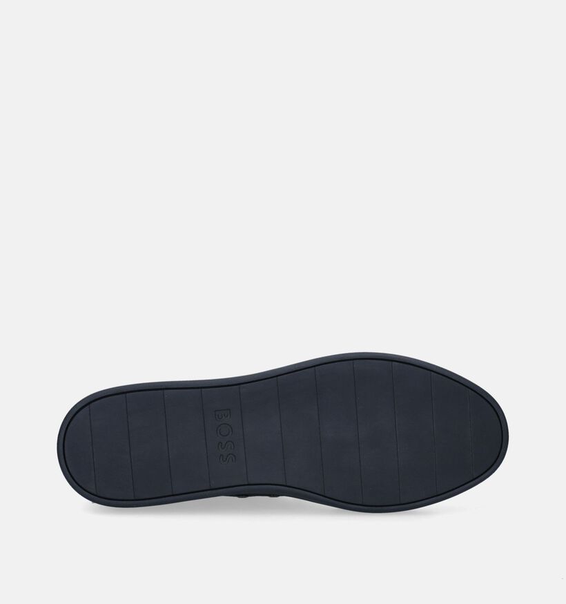 BOSS Belwar Tenn Zwarte Veterschoenen voor heren (345668) - geschikt voor steunzolen