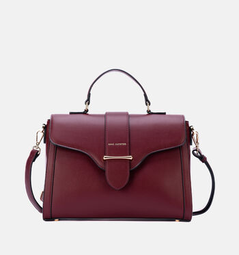 Mac Alyster Sacs à main Cognac/Bordeaux