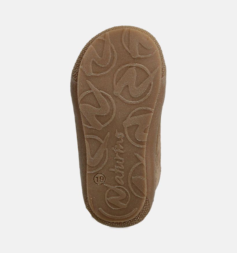 Naturino Cocoon Suede Bruine Hoge Schoenen voor meisjes, jongens (364208) - geschikt voor steunzolen