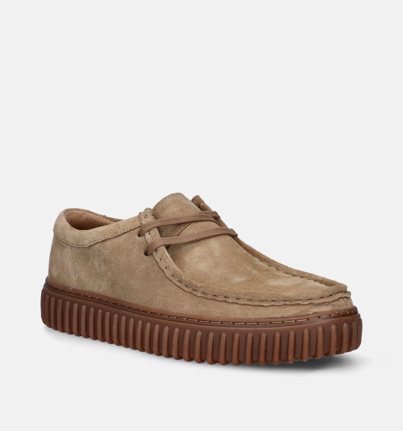 Clarks Torhill Lo Chaussures à lacets en Beige pour hommes (346655) - pour semelles orthopédiques