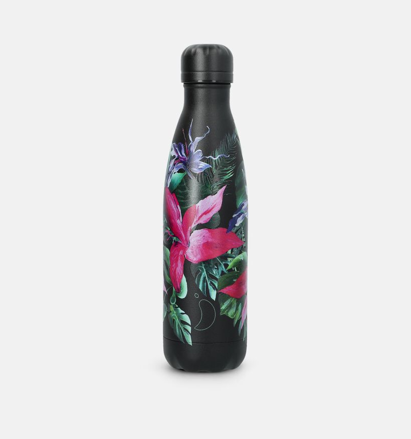 Chilly's Tropical Bottle Zwarte Drinkfles 500ml voor dames (383686)