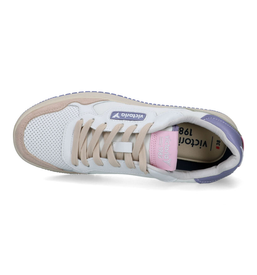 Victoria Witte Sneakers voor dames (322601) - geschikt voor steunzolen