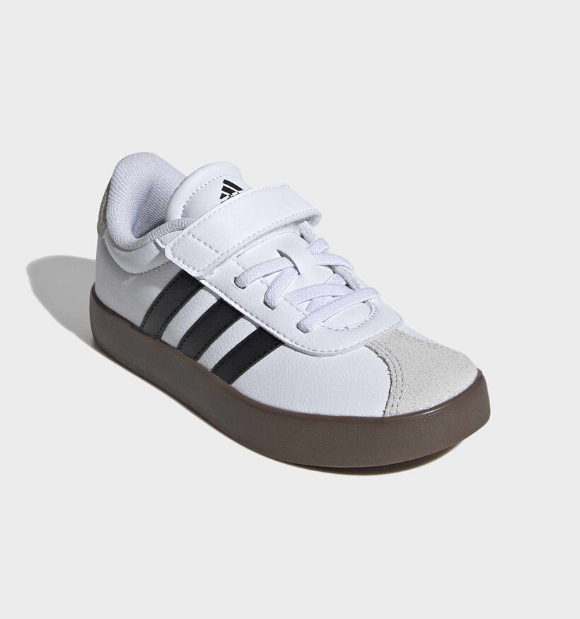 adidas VL Court 3.0 Baskets basses en Blanc pour gar&ccedil;ons (372739)