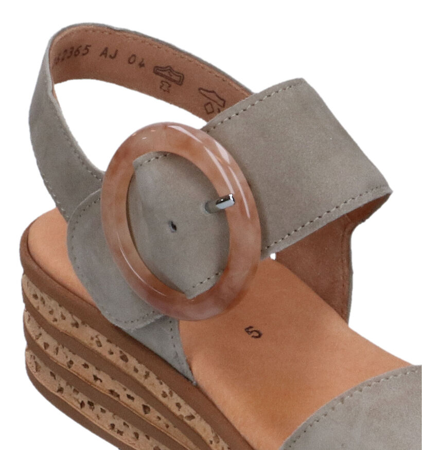 Gabor Best Fitting Kaki Sandalen voor dames (323103)