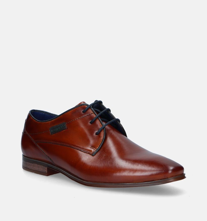 Bugatti Cognac Geklede Schoenen voor heren (387411)