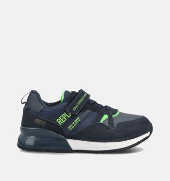 Replay Chaussures plates Bleu/Vert