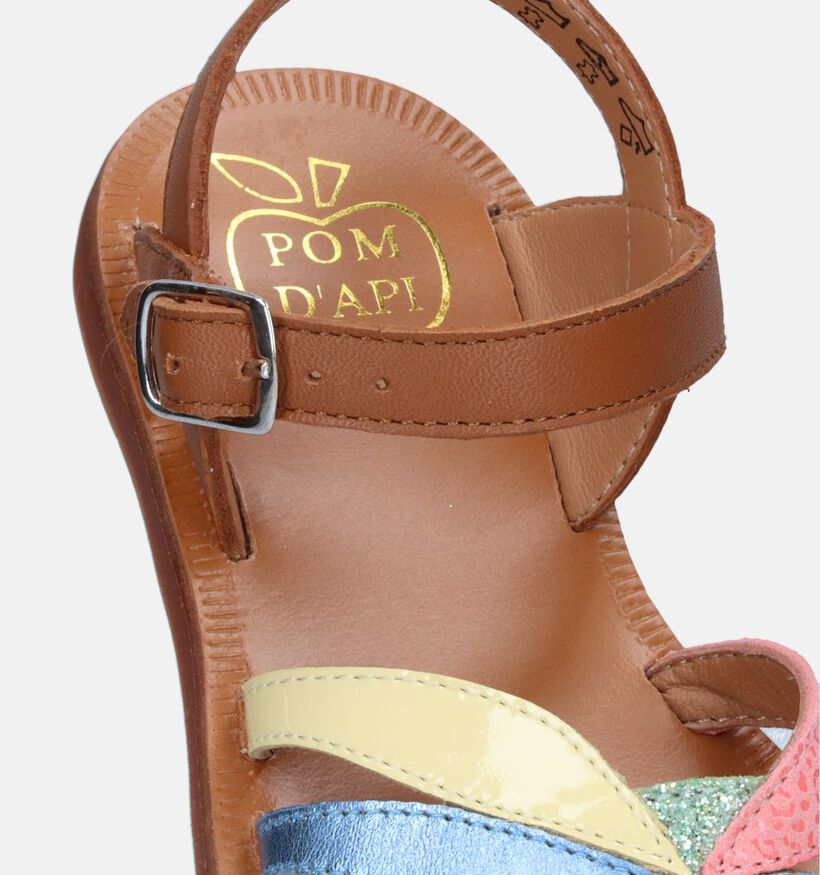 Pom d'Api Plagette Oto Cognac Sandalen voor meisjes (338003)