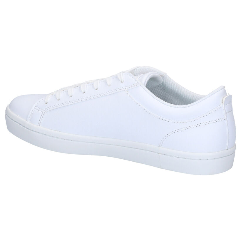 Lacoste Straightset Witte Sneakers in leer (287012)