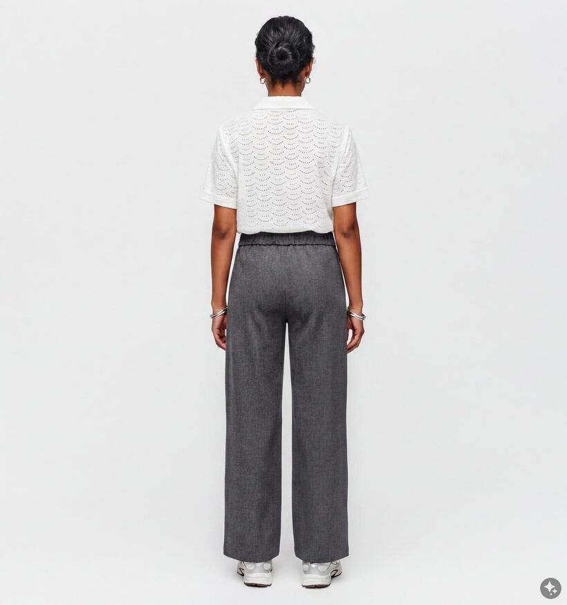 JDY Geggo Life Pantalon classique en Gris pour femmes (378325)