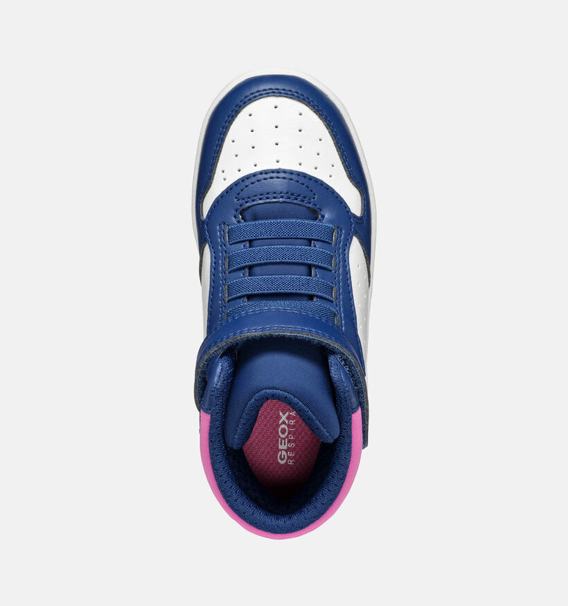 Geox Washiba Baskets en Bleu pour filles (344527) - pour semelles orthopédiques