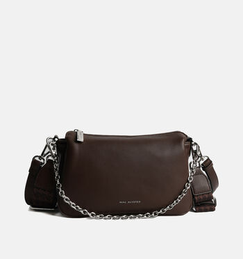 Mac Alyster Crossbody tassen Zwart/Cognac/Bruin