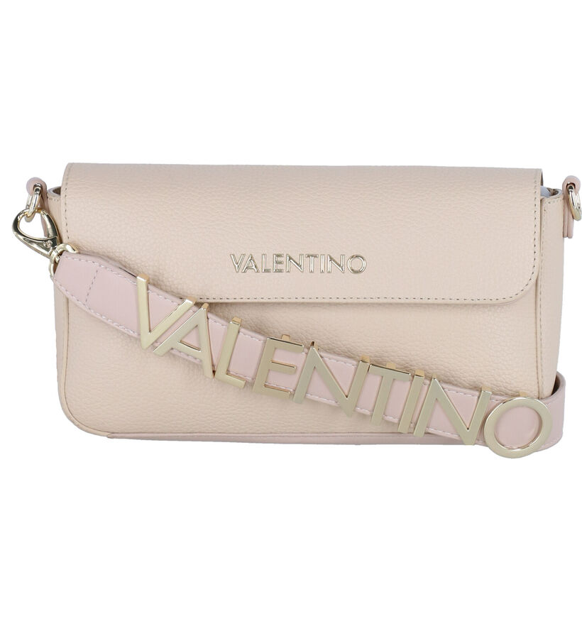 Valentino Handbags Alexia Beige Schoudertas in kunstleer (290879)