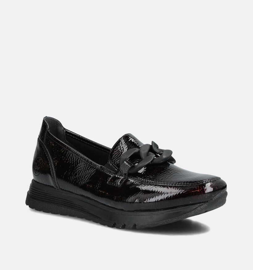 Rieker Bordeaux Mocassins voor dames (360486) - geschikt voor steunzolen
