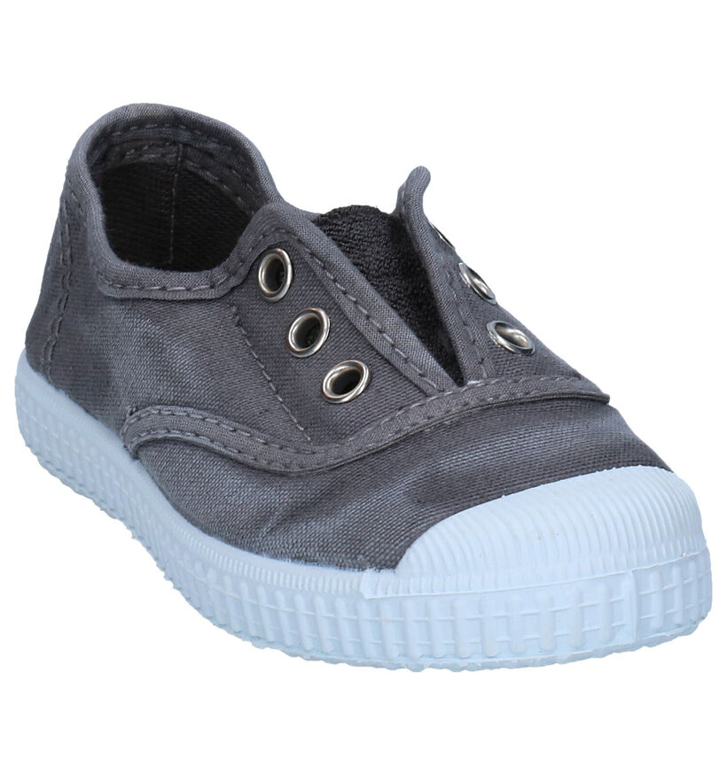 Cienta Blauwe Slip-ons voor jongens, meisjes (340020) - geschikt voor steunzolen