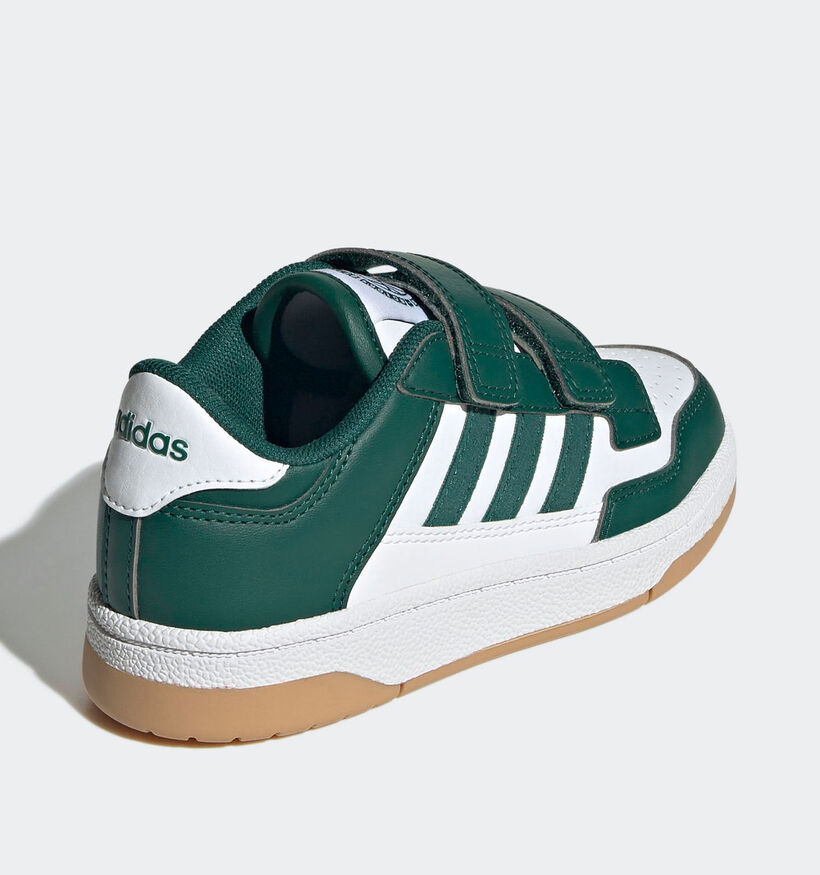 adidas Rapic Court Wit/Groene Sneakers voor jongens, meisjes (359670) - geschikt voor steunzolen