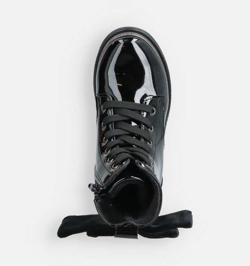Milo & Mila Bow Chaussures hautes en Noir pour filles (362882)