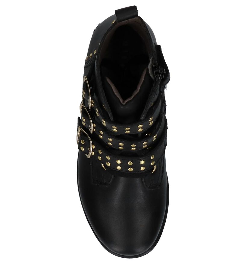 Milo & Mila Chaussures hautes en Noir en cuir (230841)
