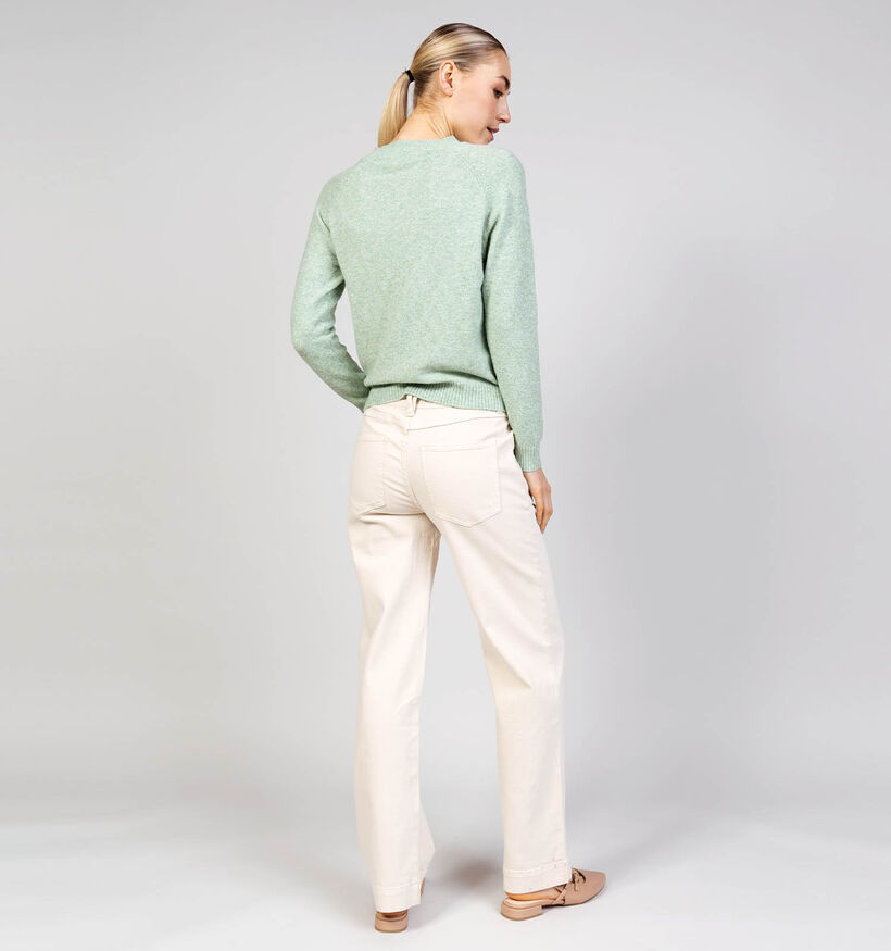 Vero Moda Doffy Pull en Vert pour femmes (367162)