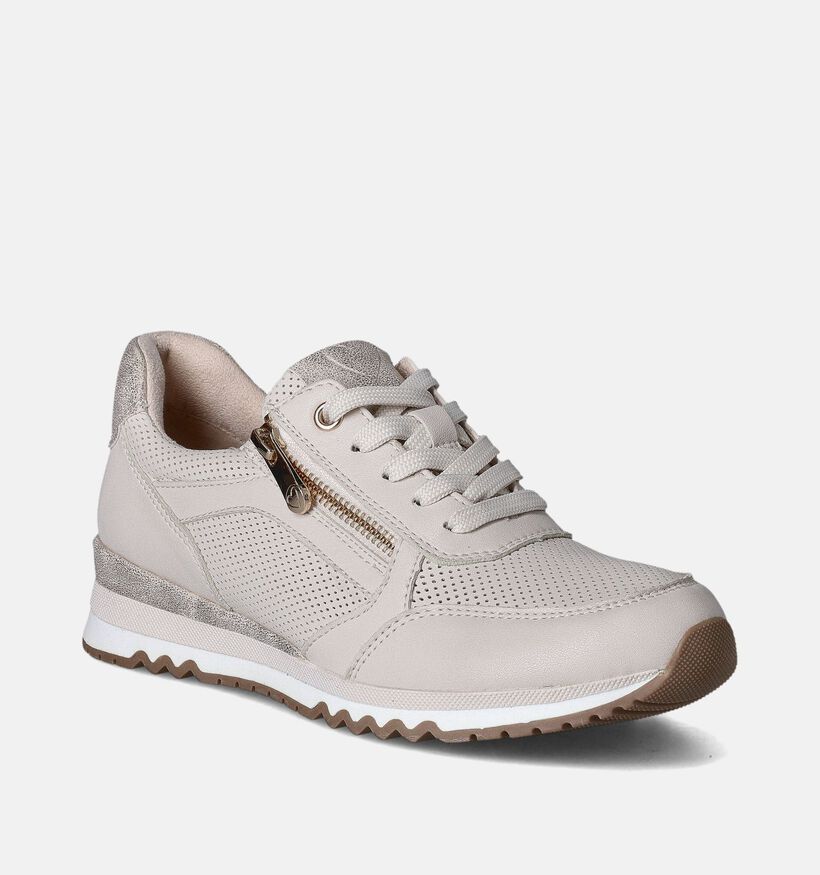 Marco Tozzi Chaussures à lacets en Beige pour femmes (352540) - pour semelles orthopédiques