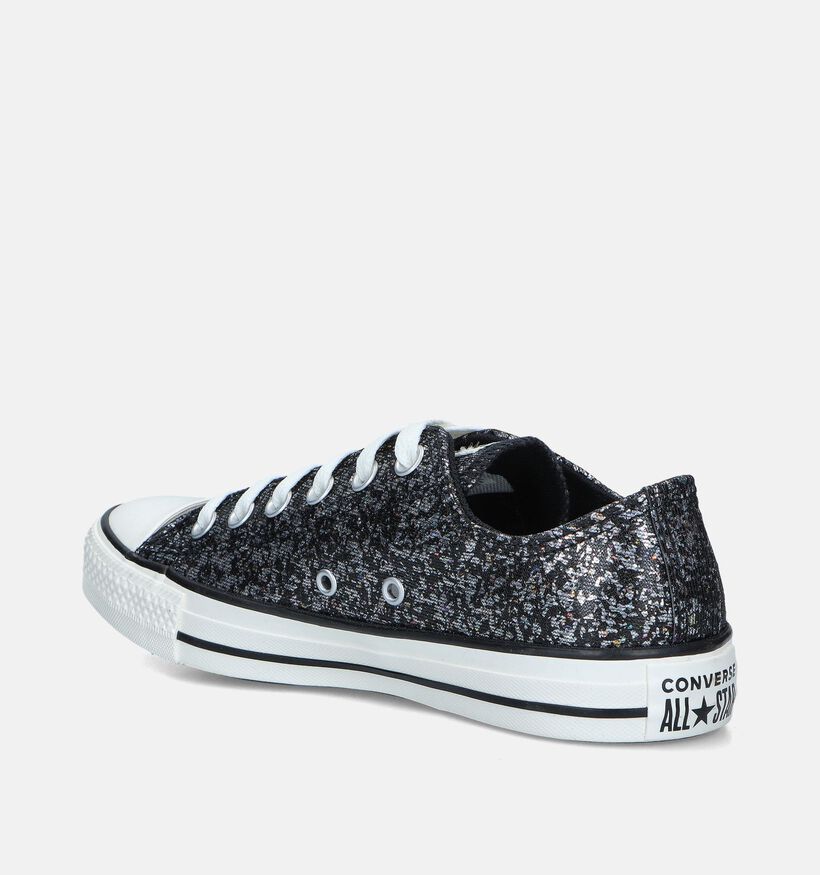 Converse CT All Star Glitter Zwarte Sneakers voor dames (348831)