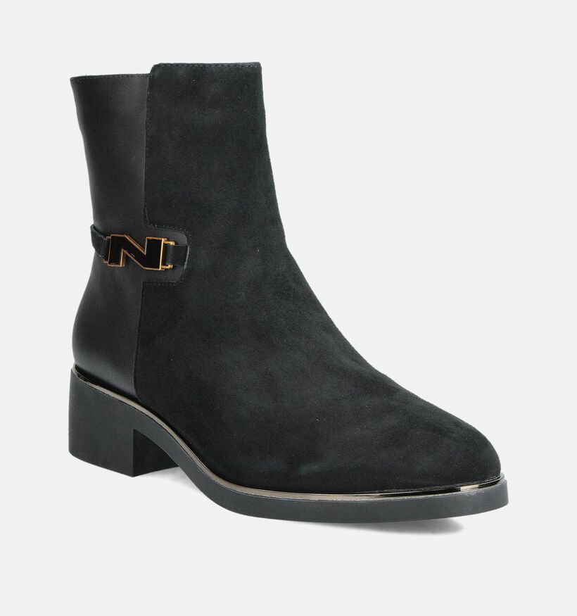 Nathan-Baume Zwarte Enkellaarzen voor dames (363622)