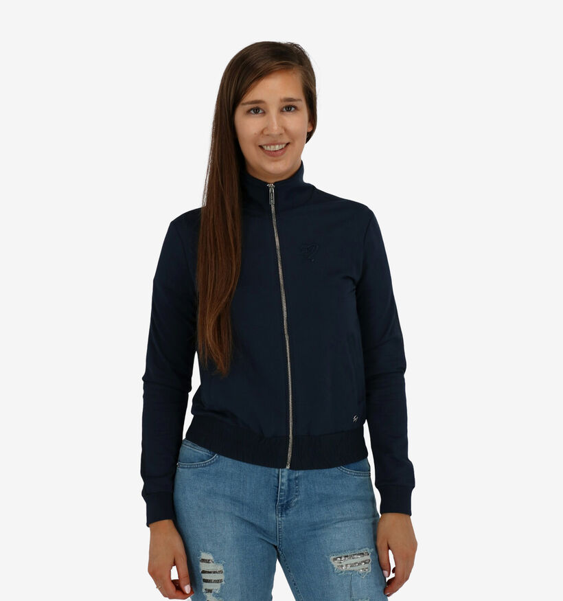 Maison Espin Blauwe Sweatvest (277946)