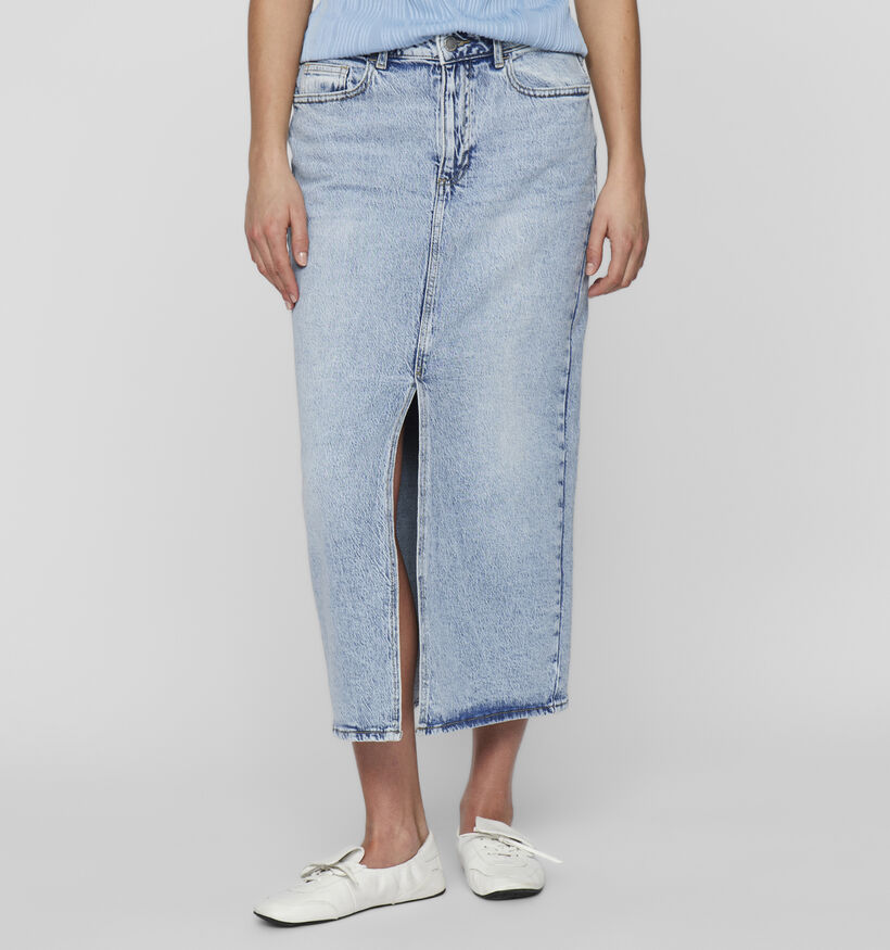 Vila Jaf Jupe en Jeans en Bleu pour femmes (351745)