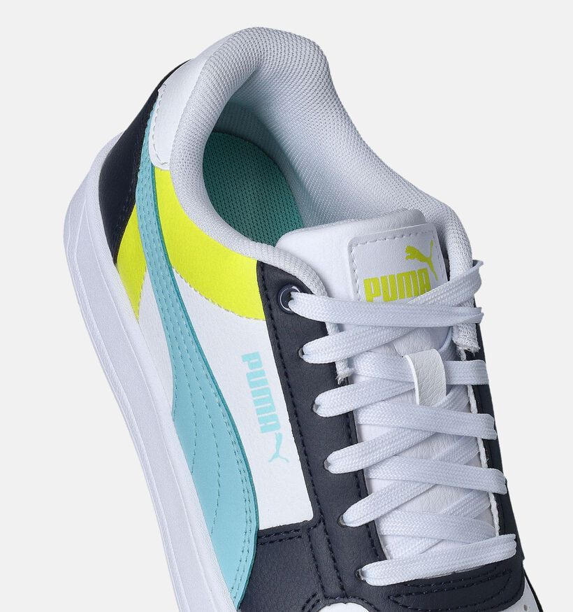 Puma Caven 2.0 Block Baskets en Blanc pour filles, garçons (350380) - pour semelles orthopédiques