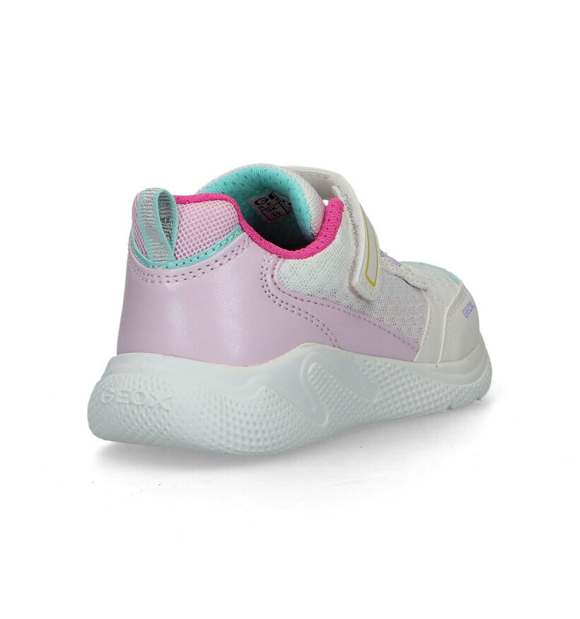 Geox Sprintye Baskets en Blanc pour filles (326616) - pour semelles orthopédiques