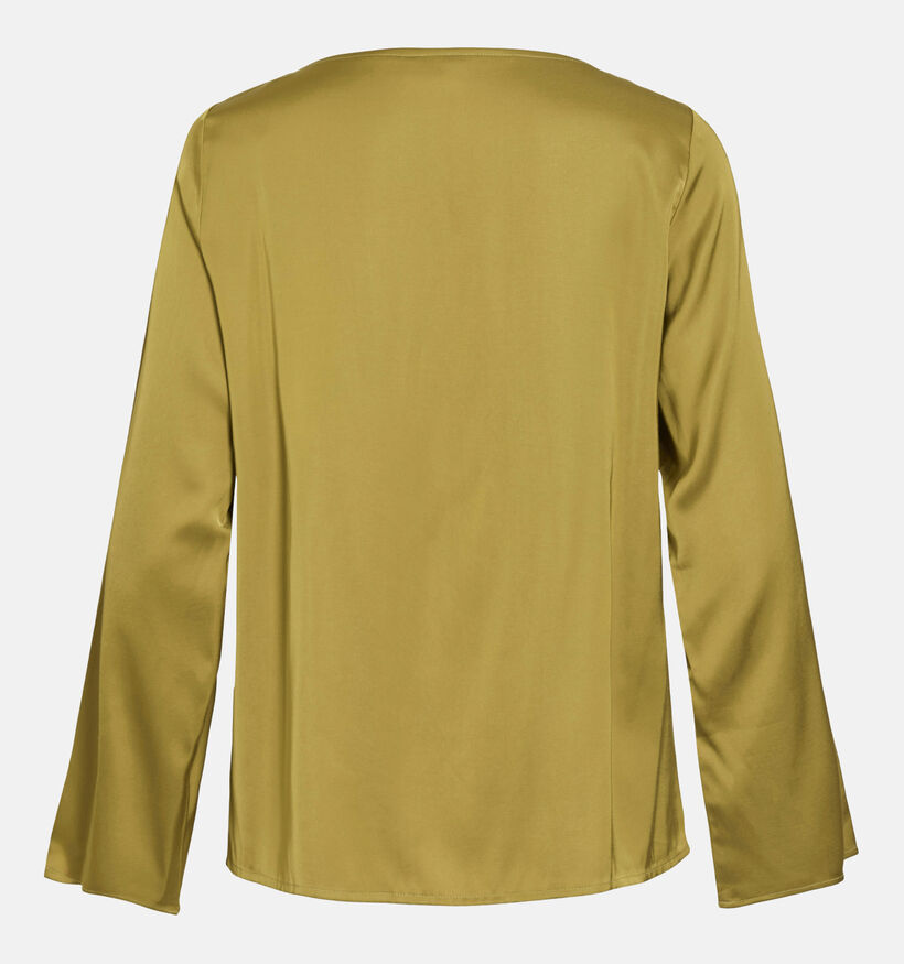 Vila Gea Buckle Blouse en Jaune pour femmes (372348)