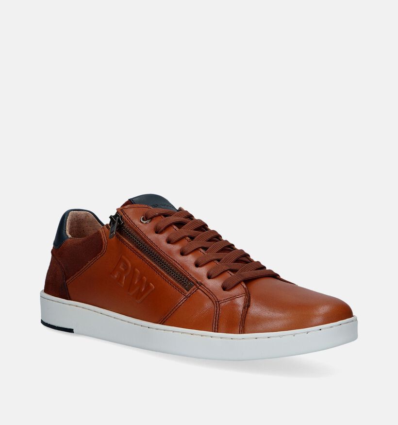 River Woods Pepijn Cognac Veterschoenen voor heren (340904) - geschikt voor steunzolen